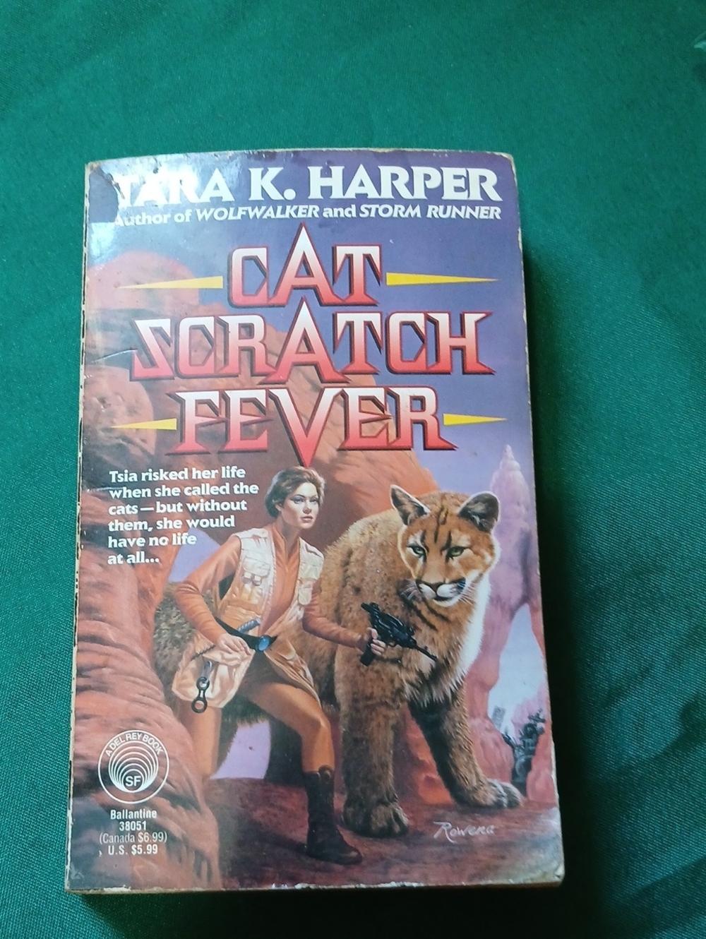 N14 Cat Scratch Fever Paperback Book - Purple Cover